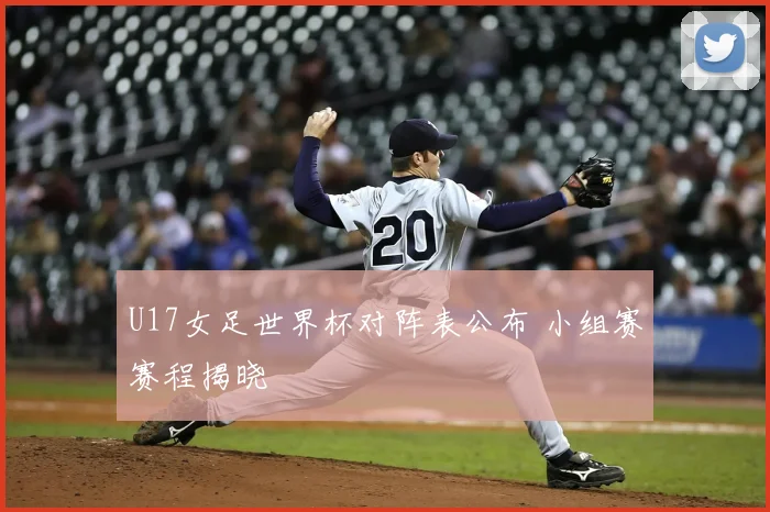U17女足世界杯对阵表公布 小组赛赛程揭晓